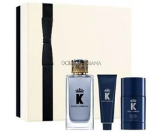 Dolce&amp;Gabbana Dolce &amp; Gabbana K Giftset rinkinys vyrams (EDT, 100 ml + dušo gelis, 50 ml + pieštukinis dezodorantas, 75 g)