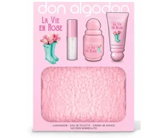 Don Algodon La Vie En Rose Eau De Toilette Purškiklis, 30 ml Set 4 Pieces
