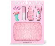 Don Algodon La Vie En Rose Eau De Toilette Purškiklis, 30 ml Set 4 Pieces