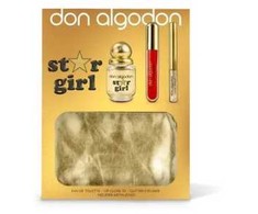 Don Algodón Set Star Girl EDT, 30 ml Lūpų blizgis Glitter Akių apvadas Neceser