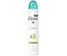 Dove Go Fresh Pear And Aloe Vera Dezodorantas Antiperspirant 48h Purškiklis purškiamas antiperspirantas, 250 ml