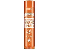 Dr. Bronner's Organic Lūpų balzamas Oranžinis-Ginger 4 g