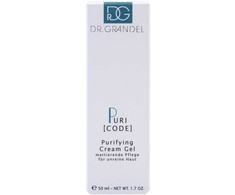 Dr. Grandel PURICODE Purifying Kreminis Gel matinį efektą suteikiantis kremas–gelis riebiai, į spuogus linkusiai odai, 50 ml
