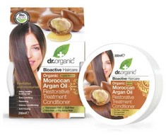 Dr. Organic Maroko argano aliejaus kondicionierius plaukams 200ml