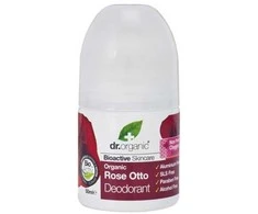 Dr. Organic Rose Otto Dezodorantas Roll On rutulinis dezodorantas, 50 ml