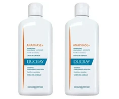 Ducray Anaphase+ šampūnas ir maisto papildas nuo plaukų slinkimo, 2x400ml
