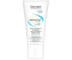 Ducray Keracnyl Moisturizing Repair Kreminis 48hrs atkuriamasis veido kremas, 50 ml