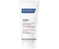 Ducray Sabal Argeal Šampūnas šampūnas riebiai galvos odai, 200 ml