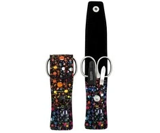 DuKaS Travel manicure set 3-piece juodas colorful PL 872