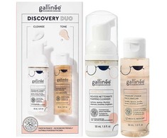 Duo Set Set Gallinee: Microbiome Skincare Prebiotics &amp; Postbiotics Purifying Cleansing Foam, 50 ml + Microbiome Skincare Prebiotics &amp; Postbiotics Soothing Lotion For Face, 50 ml