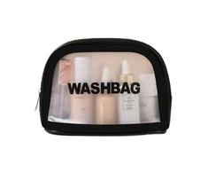 Ecarla Washbag sulankstomas kosmetikos krepšys Juodas