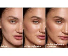 Elf Cosmetics Elf Halo Glow Powder Filter Foundation presuota pudra, atspalvis; Light Warm, 10 g