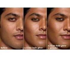 Elf Cosmetics Elf Halo Glow Powder Filter Foundation presuota pudra, atspalvis: Tan Neutral Warm, 10 g