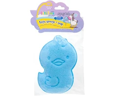 Esponjabon Cotton Candy Cleansing &amp; Exfoliating Gourmand Soap &amp; Sponge 2-In-1 Body