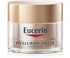 Eucerin Hyaluron-Filler + Elasticity Night Skin Kreminis naktinis veido kremas, 50 ml