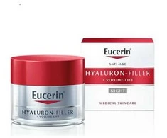 Eucerin Hyaluron Filler Volume Lift Night Kreminis naktinis veido kremas, 50 ml