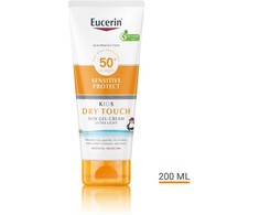 Eucerin Sun Sensitive Protect SPF50+ gelis-kremas nuo saulės vaikams, 200 ml