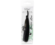 Eurostil Barber Line Navaja De Afeitar Hoja Intercambiable Mango Negro 1un
