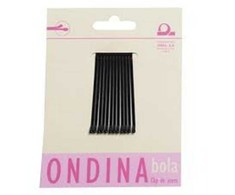 Eurostil Bola Negro Negro Clips Ondina 50mm Carton 1un