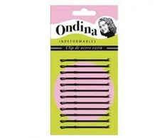 Eurostil Bola Negro Negro Clips Ondina 70mm Carton 1un