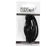 Eurostil Colita Negro Negro Gomas Finas Pack 1un