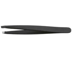 Eurostil Dorada Punta Oblicua Pinza De Depilar 9cm 1un