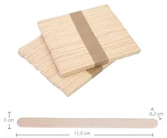 Eurostil Madera Bolsa De Espatulas 115x110mm Pack 100un