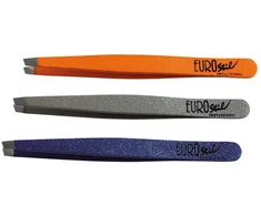 Eurostil Mediana 8cm Pinza De Depilar Colores 1un