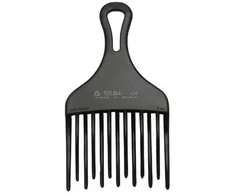 Eurostil Peine Ahuecador Doble Pua Grande Negro Negro 1un