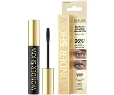 Eveline Cosmetics Wonder Show Dramatic Volume &amp; Separation Blakstienų tušas Juodas, 7 ml