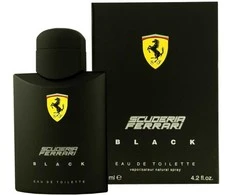 Ferrari Scuderia Juodas EDT tualetinis vanduo vyrams, 125 ml