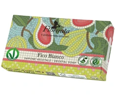 La Dispensa Florinda Mosaico muilas augalinis, rankų darbo, parfumuotas, Baltuju Figu aromato, 100 g