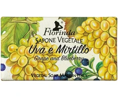 La Dispensa Florinda muilas augalinis, rankų darbo, parfumuotas, Vynuogių ir Mėlynių aromato, 100 g