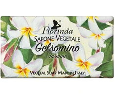 Florinda Jasmine Vegan drėkinantis ir valantis muilas su gėlių kvapu kūnui, 100 g
