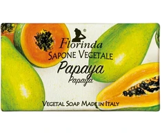 Florinda Papaya Vegan Hydrating Scented Soap Bar Body, 100 g