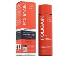 Foligain "Triple Action" šampūnas nuo plaukų slinkimo (vyriškas šampūnas) 236 ml