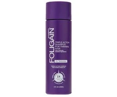 Foligain Šampūnas nuo plaukų slinkimo "Triple Action" (šampūnas moterims) 236 ml