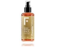 Freshly Cosmetics Golden Radiance Body Oil spindesio suteikiantis aliejus kūnui, 200 ml