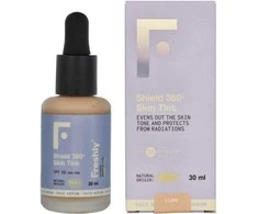 Freshly Cosmetics Shield 360 Skin Tint tonuotas apsauginis veido serumas nuo saulės, atspalvis: Clear, 30 ml