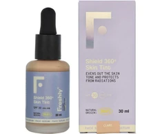 Freshly Cosmetics Shield 360 Skin Tint tonuotas apsauginis veido serumas nuo saulės, atspalvis: Clear, 30 ml