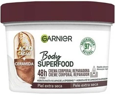 "Garnier Body Superfood Cocoa Repair" atkuriamasis kūno kremas 380ml