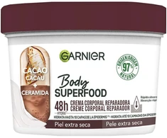 "Garnier Body Superfood Cocoa Repair" atkuriamasis kūno kremas 380ml