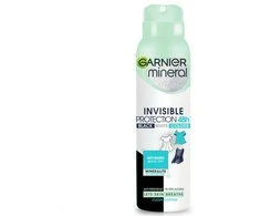 Garnier Mineral Invisible Protection Clean Cotton, 150 ml