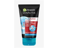 Veido šveitiklis 3 in 1 Garnier Pure Active Intensive 150 ml