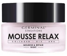 Germinal Sensations Mousse Relax Night naktinis veido kremas, 50 ml