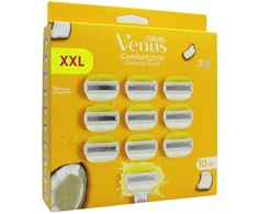 Gillette Venus ComfortGlide Coconut &amp; Olay atsarginės galvutės, 10 vnt.