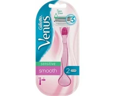 "Gillette Venus Sensitiv e Smooth" skustuvas + 2 galvutės