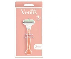 "Gillette Venus Sensitiv e Smooth" skustuvas + 2 galvutės