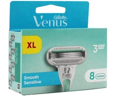 Gillette Venus Smooth Sensitive pakaitinės galvutės, 8 vnt.