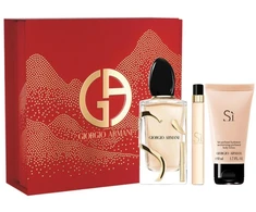 Giorgio Armani Sì EDP parfumuotas vanduo moterims, 100 ml + tělové mléko, 50 ml + EDP, 10 ml (new design)